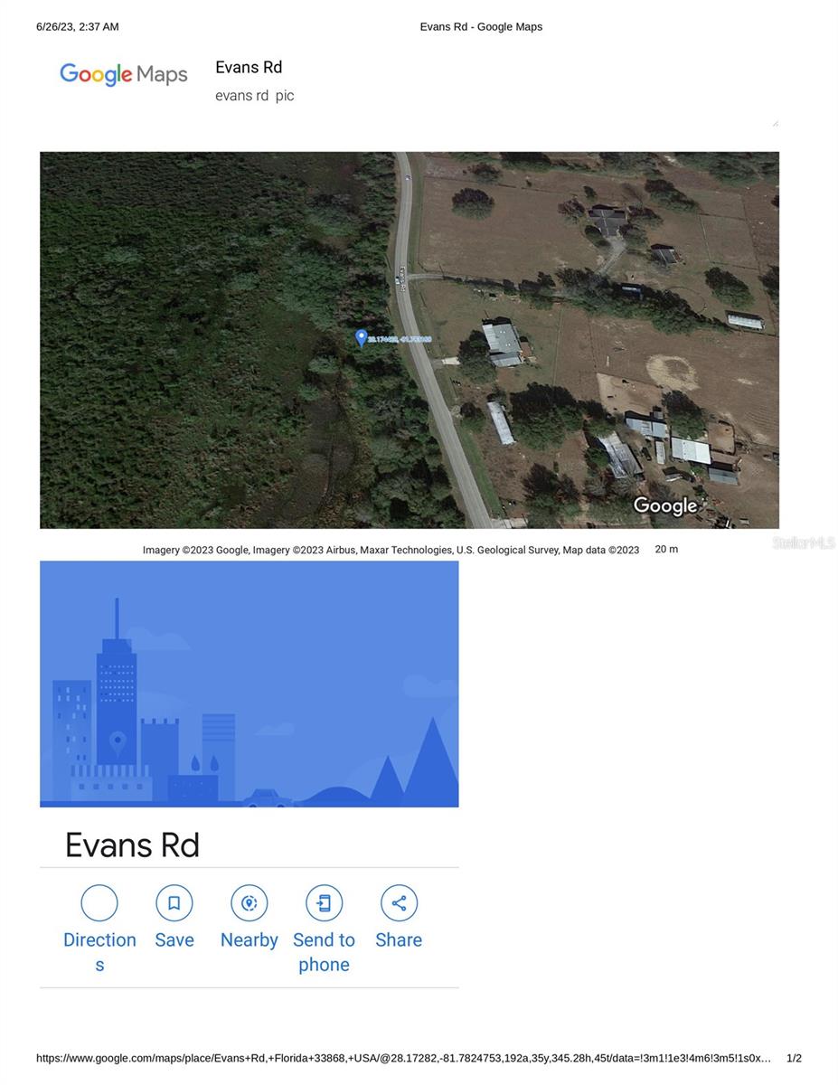 EVANS RD, POLK CITY, FL, 33868