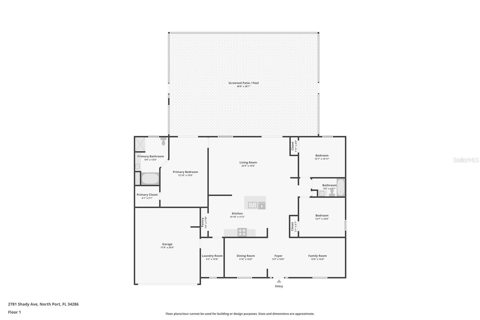 2781 SHADY AVE, NORTH PORT, FL, 34286