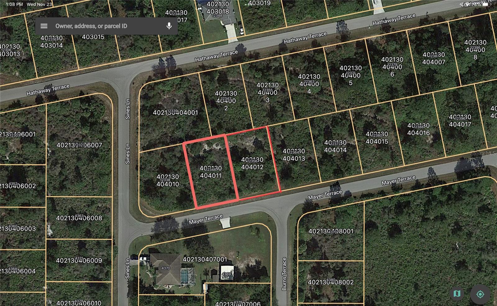 12356 and 12348 MAYER TER, PORT CHARLOTTE, FL, 33981