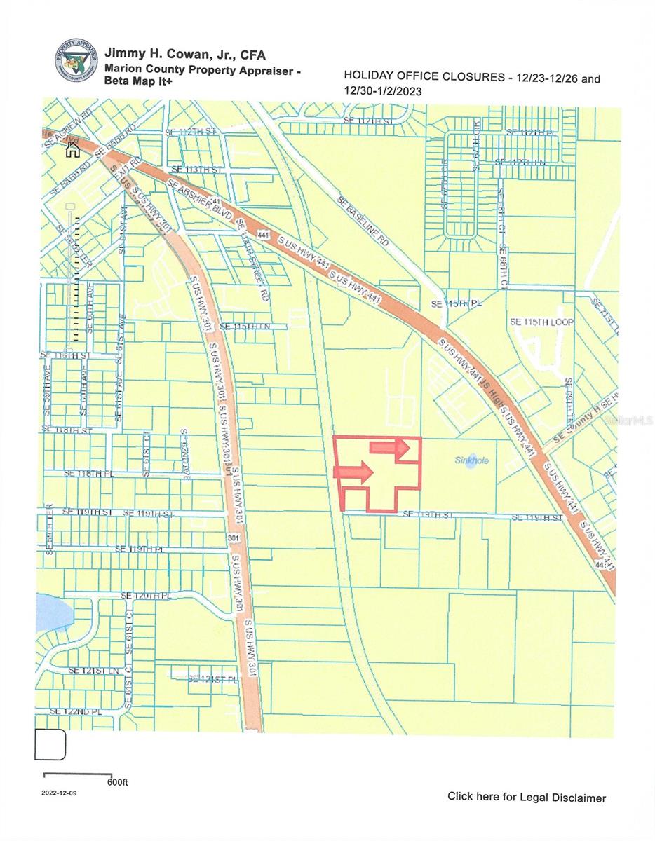 6601 SE 119TH ST, BELLEVIEW, FL, 34420