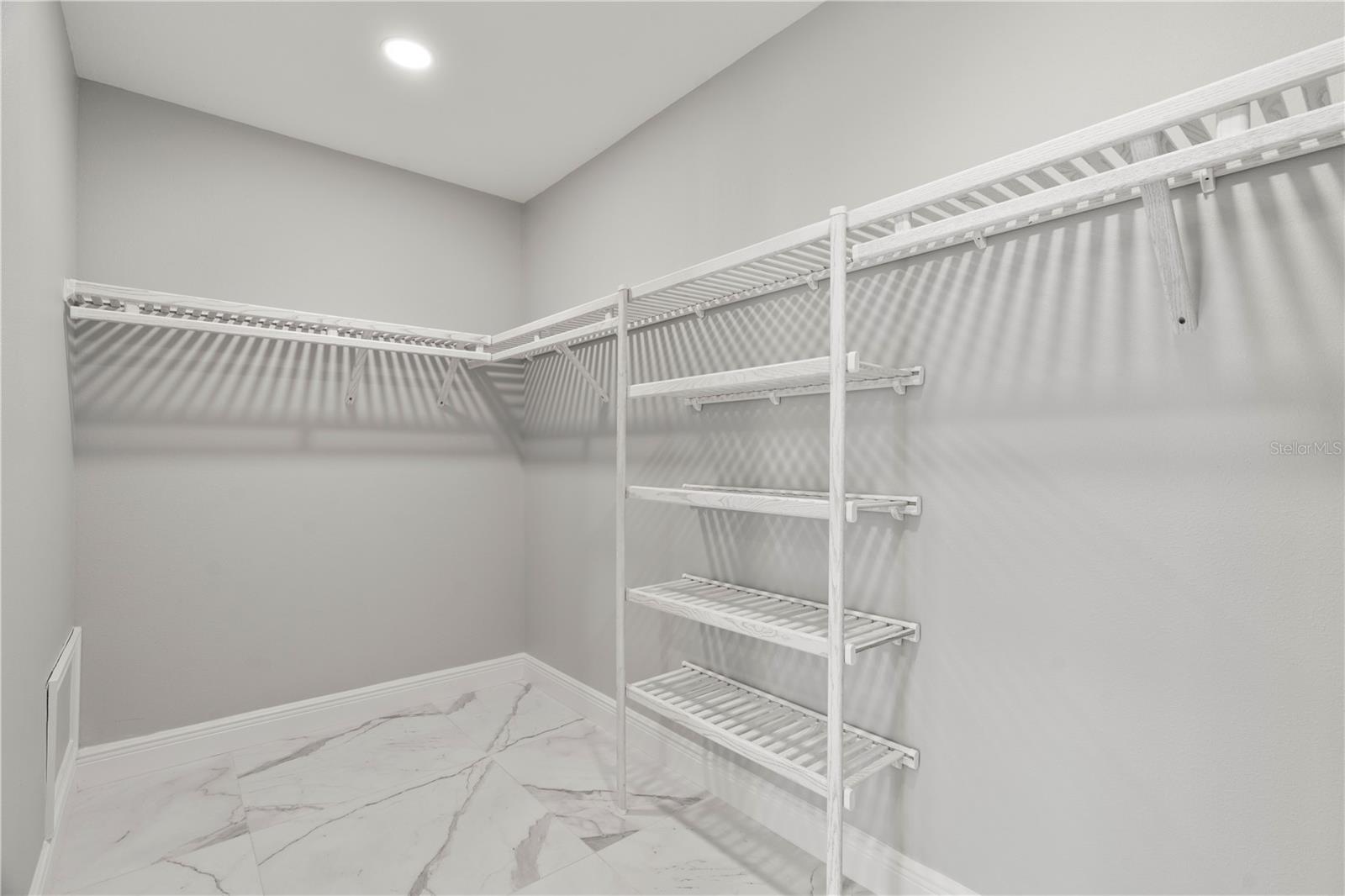 Primary walk-in Closet
