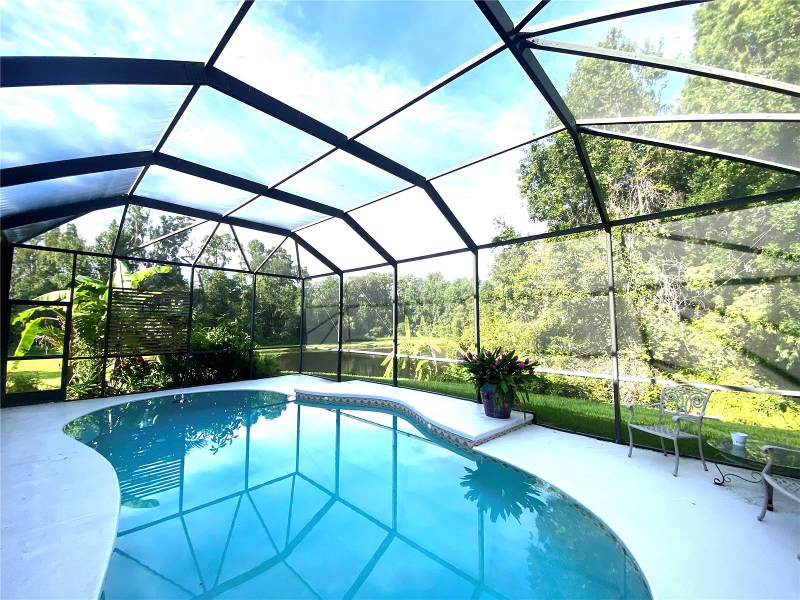 Other view of nature preserve and view elevated above lake; never flooded home
