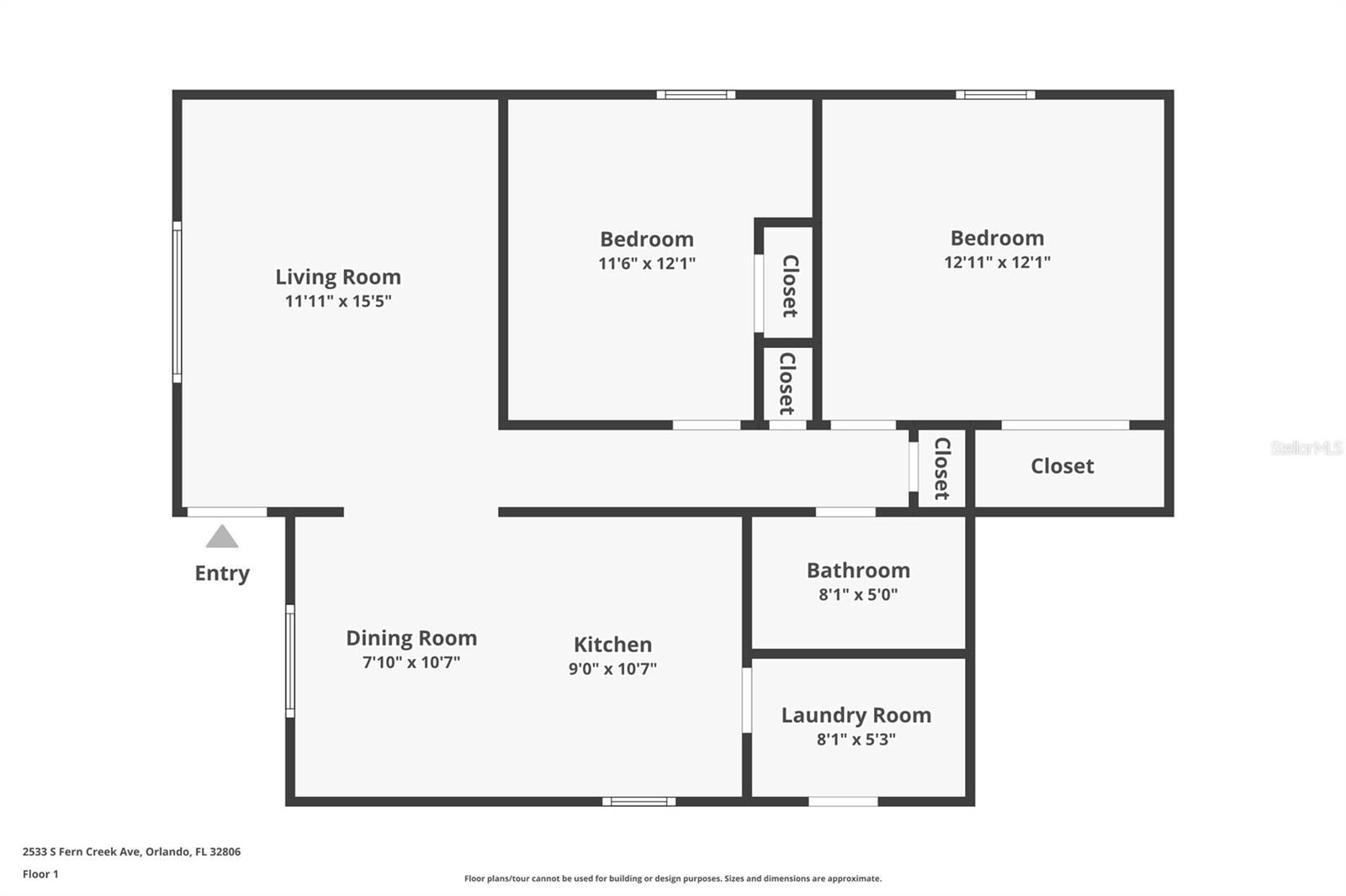 2533 S FERN CREEK AVE, ORLANDO, FL, 32806