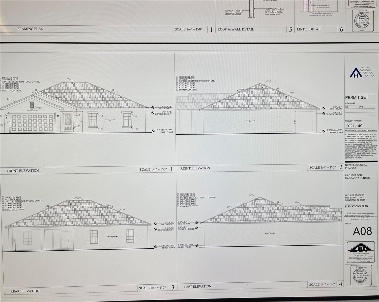 1405 SARASOTA CT, POINCIANA, FL, 34759