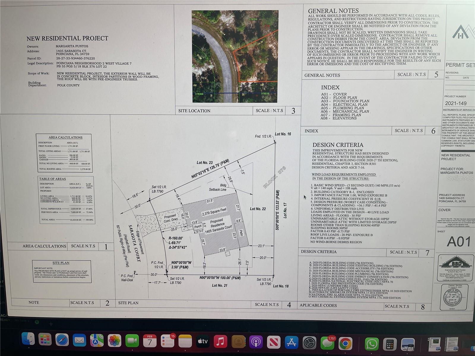 1405 SARASOTA CT, POINCIANA, FL, 34759