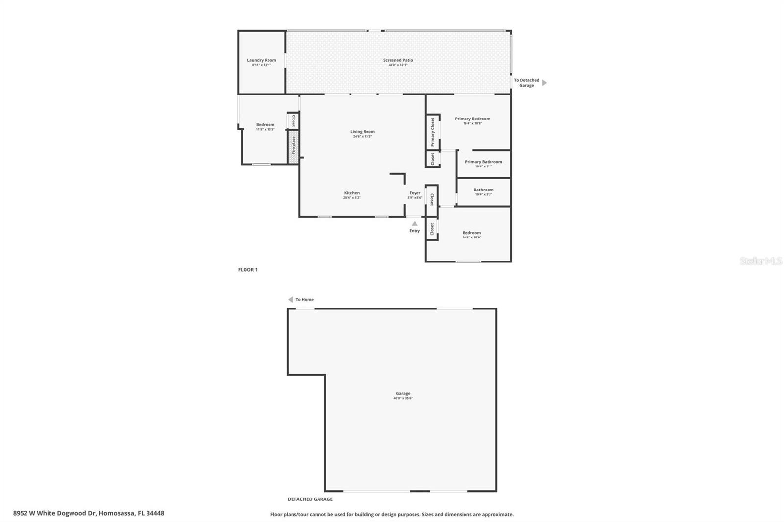 8952 W WHITE DOGWOOD DR, HOMOSASSA, FL, 34448