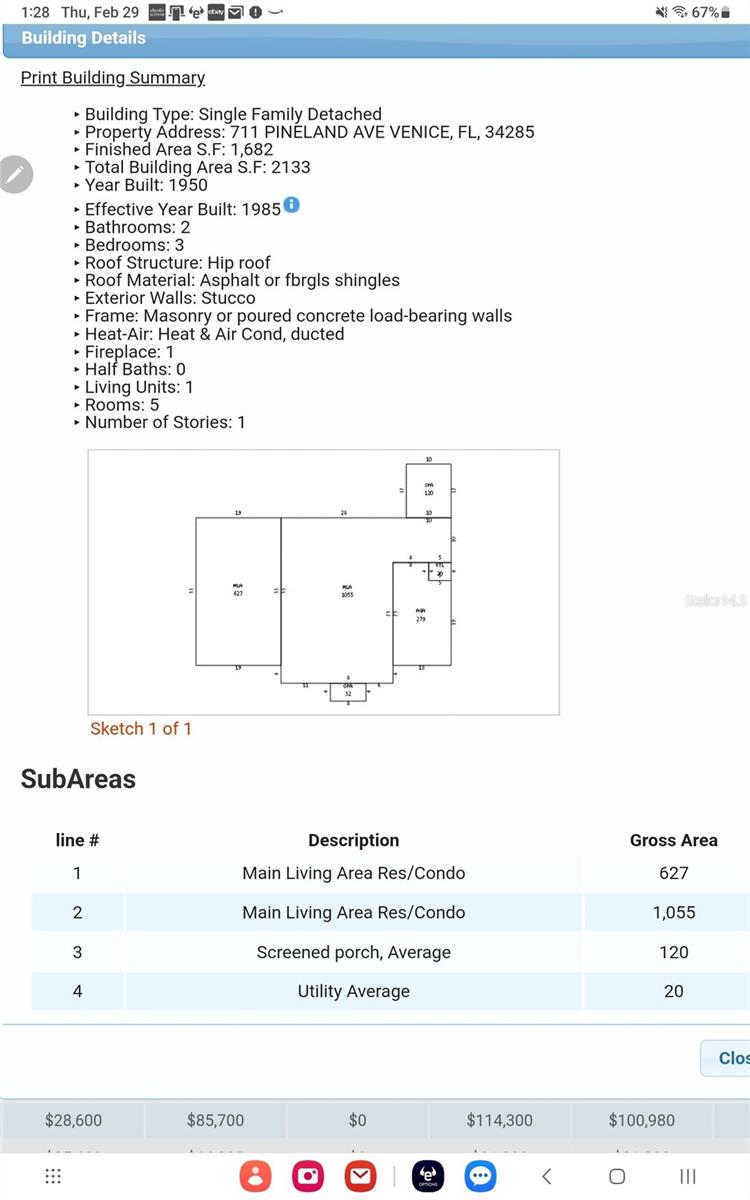 711 A & B PINELAND AVE, VENICE, FL, 34285