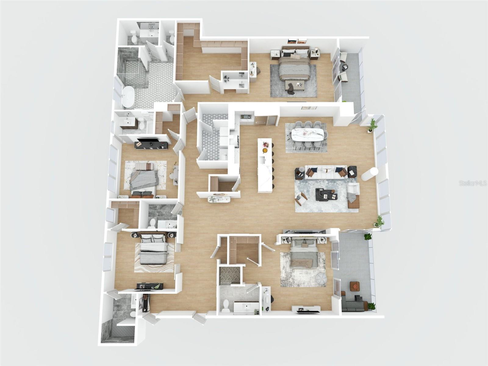 2910 W BARCELONA ST #PH-2302, TAMPA, FL, 33629