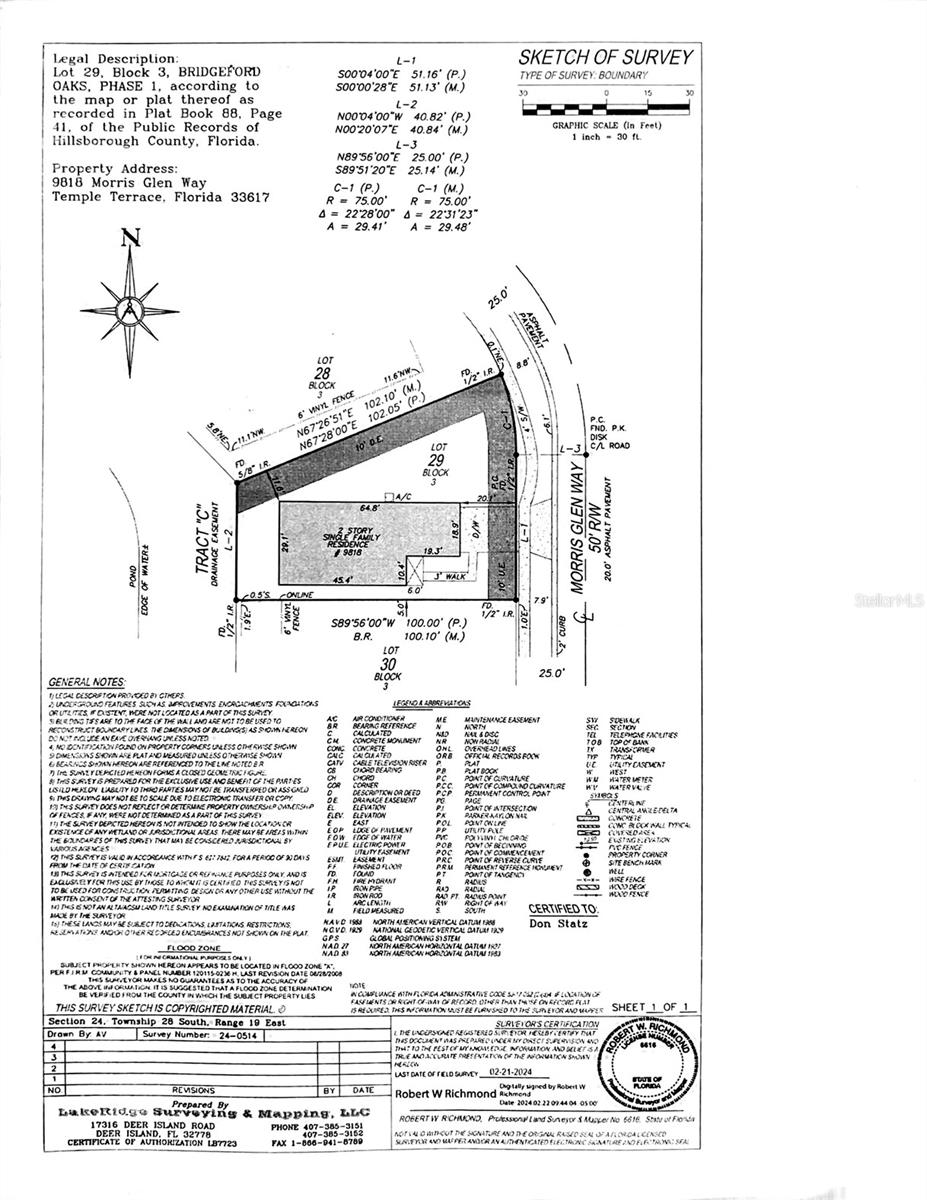 9818 MORRIS GLEN WAY, TEMPLE TERRACE, FL, 33637