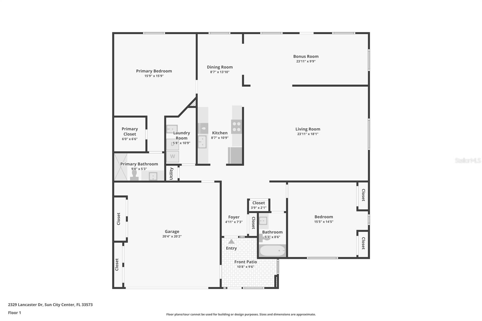 2329 LANCASTER DR, SUN CITY CENTER, FL, 33573