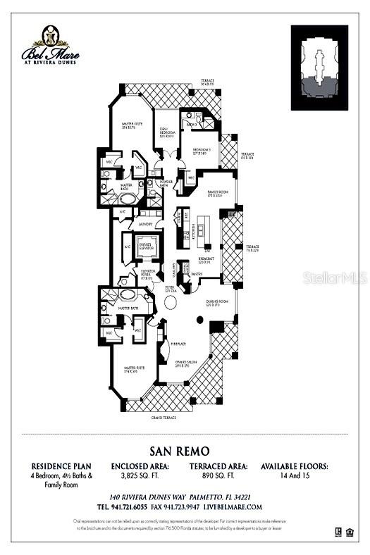 140 RIVIERA DUNES WAY #1403, PALMETTO, FL, 34221