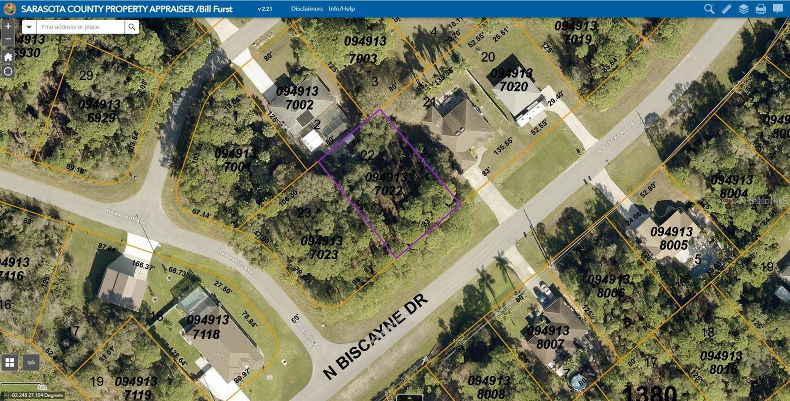 N BISCAYNE DR, NORTH PORT, FL, 34291