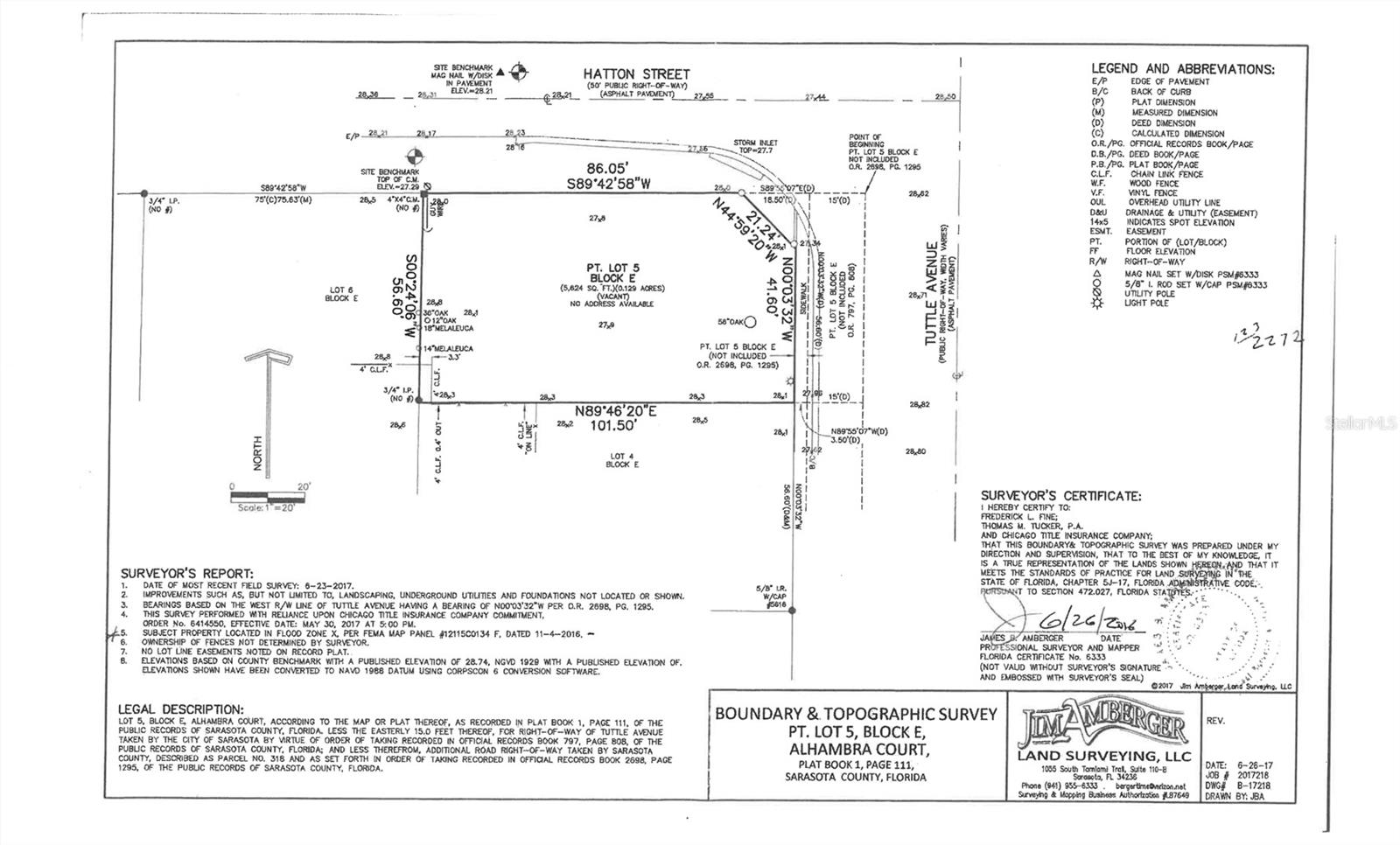 2782 HATTON ST, SARASOTA, FL, 34237