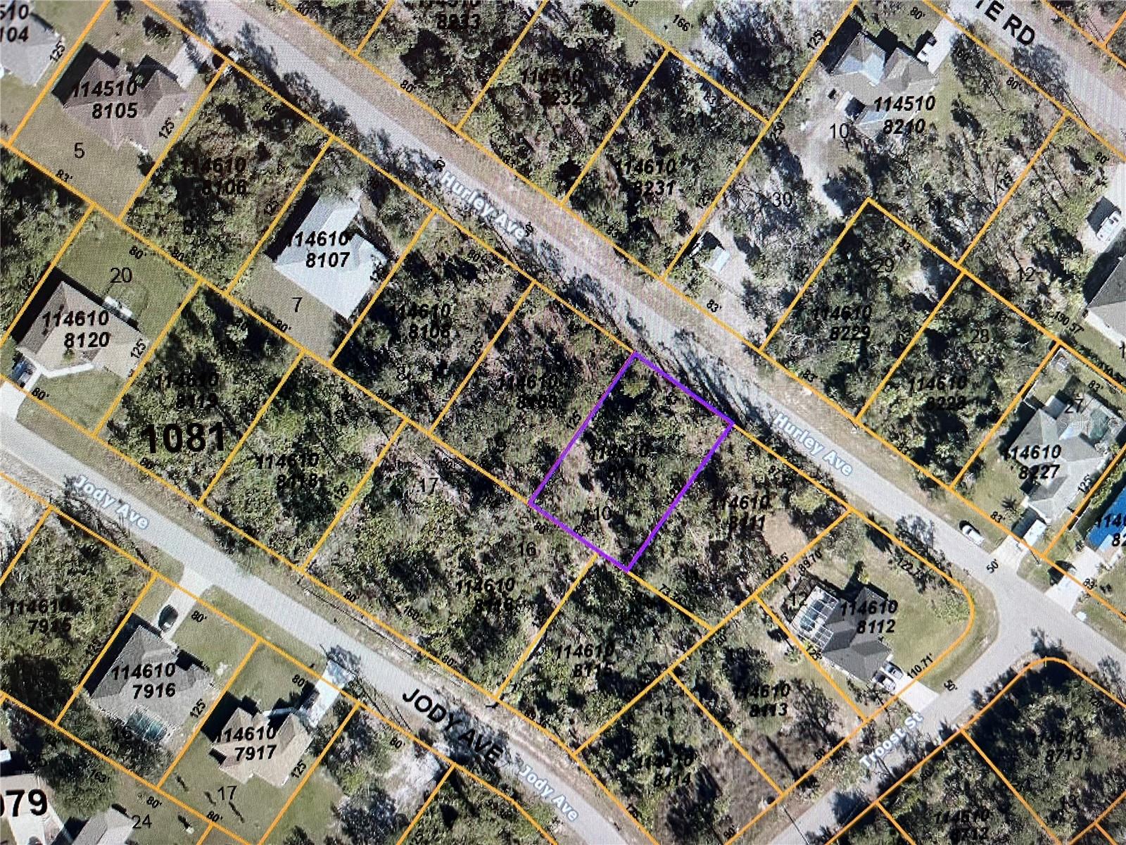 LOT 8,9,10 HURLEY AVE, NORTH PORT, FL, 34288