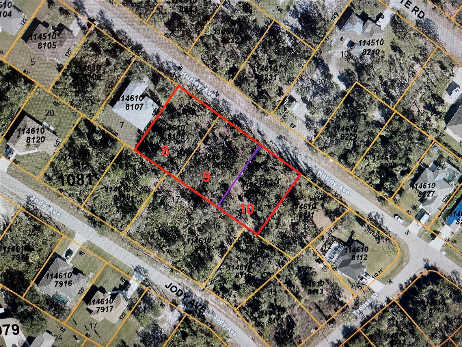 LOT 8,9,10 HURLEY AVE, NORTH PORT, FL, 34288