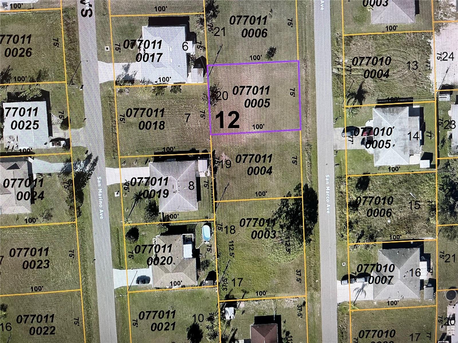 LOT 20 SAN MARCO AVE, NORTH PORT, FL, 34287