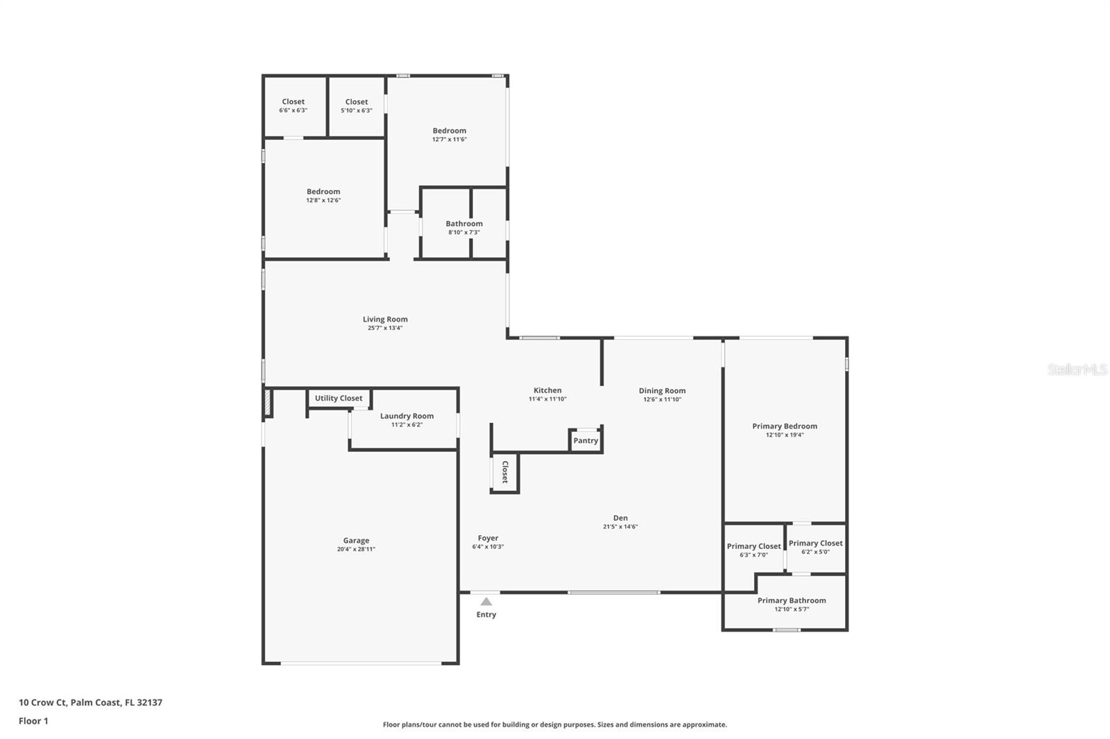 10 CROW CT, PALM COAST, FL, 32137