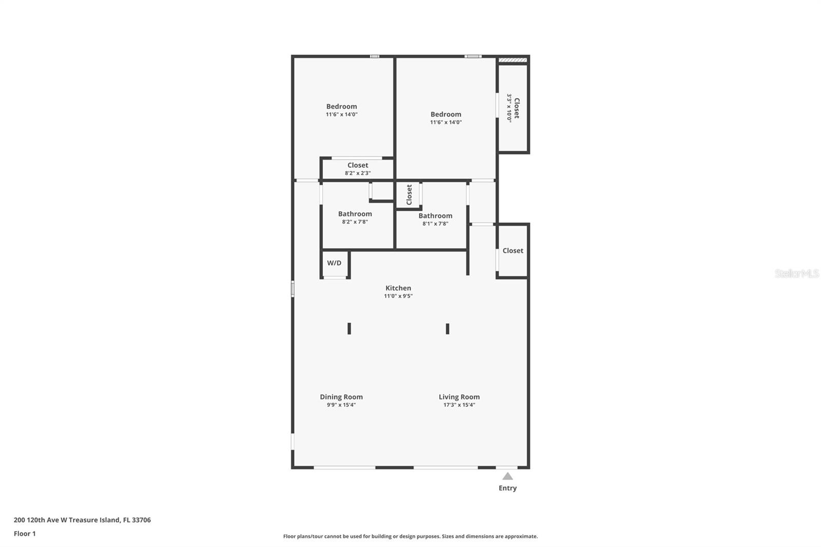 200 120TH AVE W #8A, TREASURE ISLAND, FL, 33706