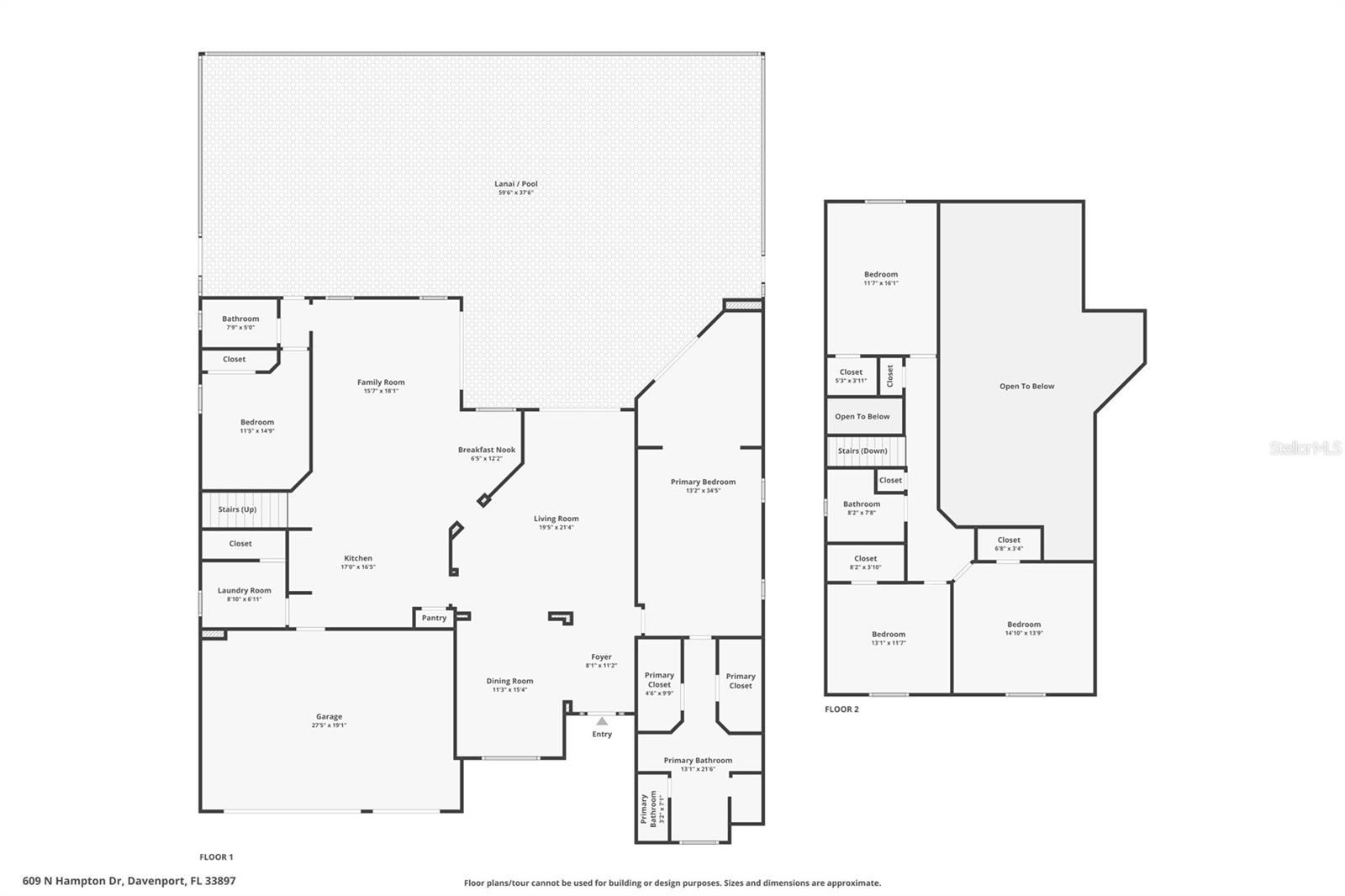 609 N HAMPTON DR, DAVENPORT, FL, 33897