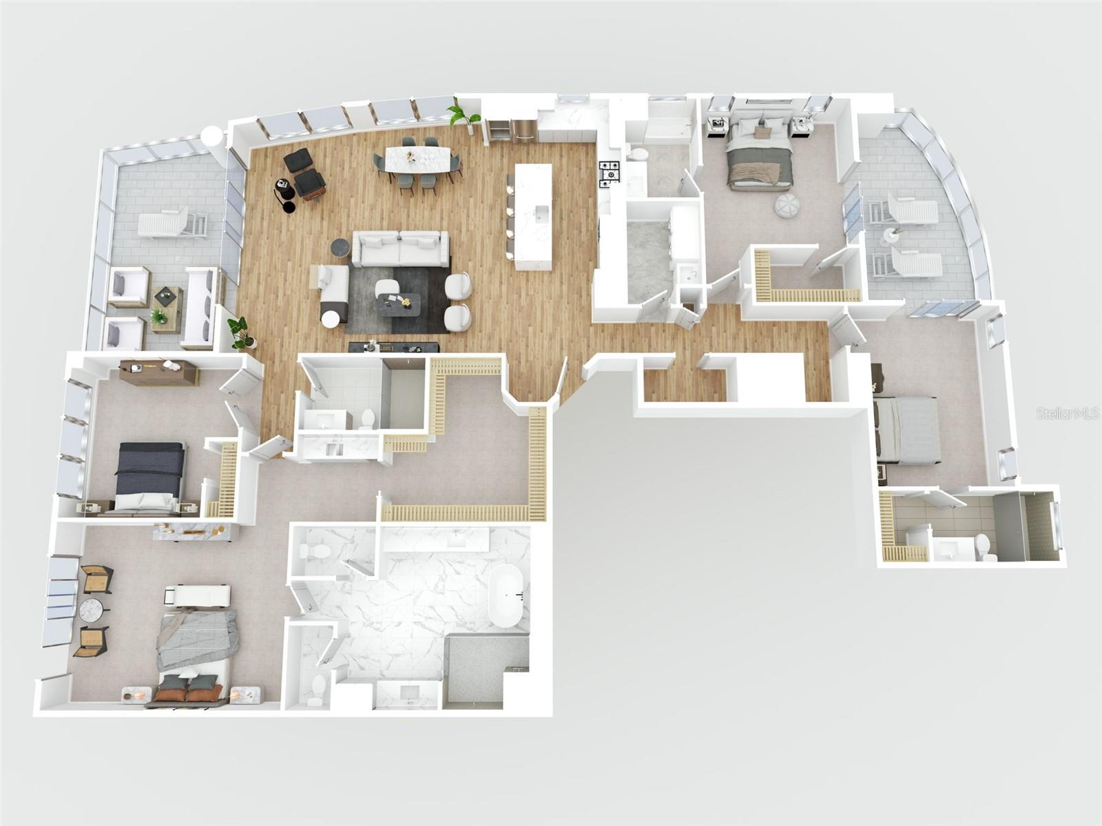 2910 W BARCELONA ST #PH-2303, TAMPA, FL, 33629