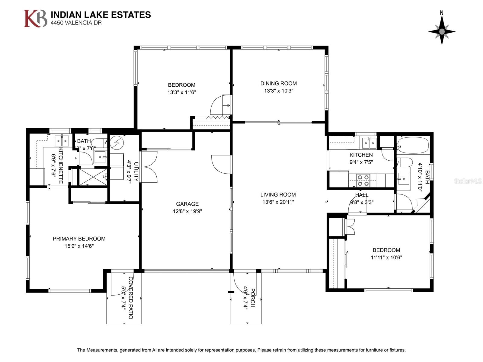 4450 VALENCIA DR, INDIAN LAKE ESTATES, FL, 33855