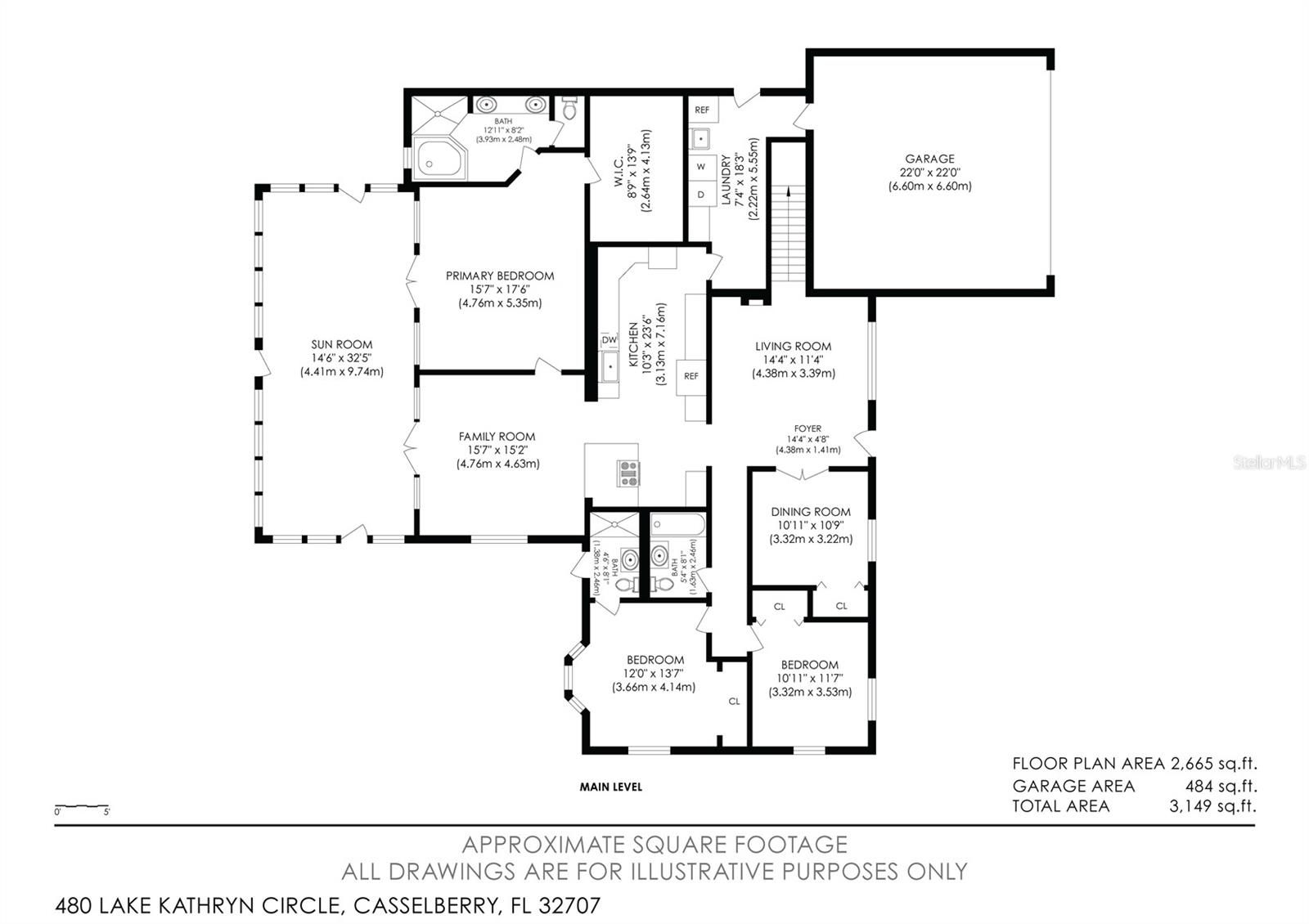 480 LAKE KATHRYN CIR, CASSELBERRY, FL, 32707