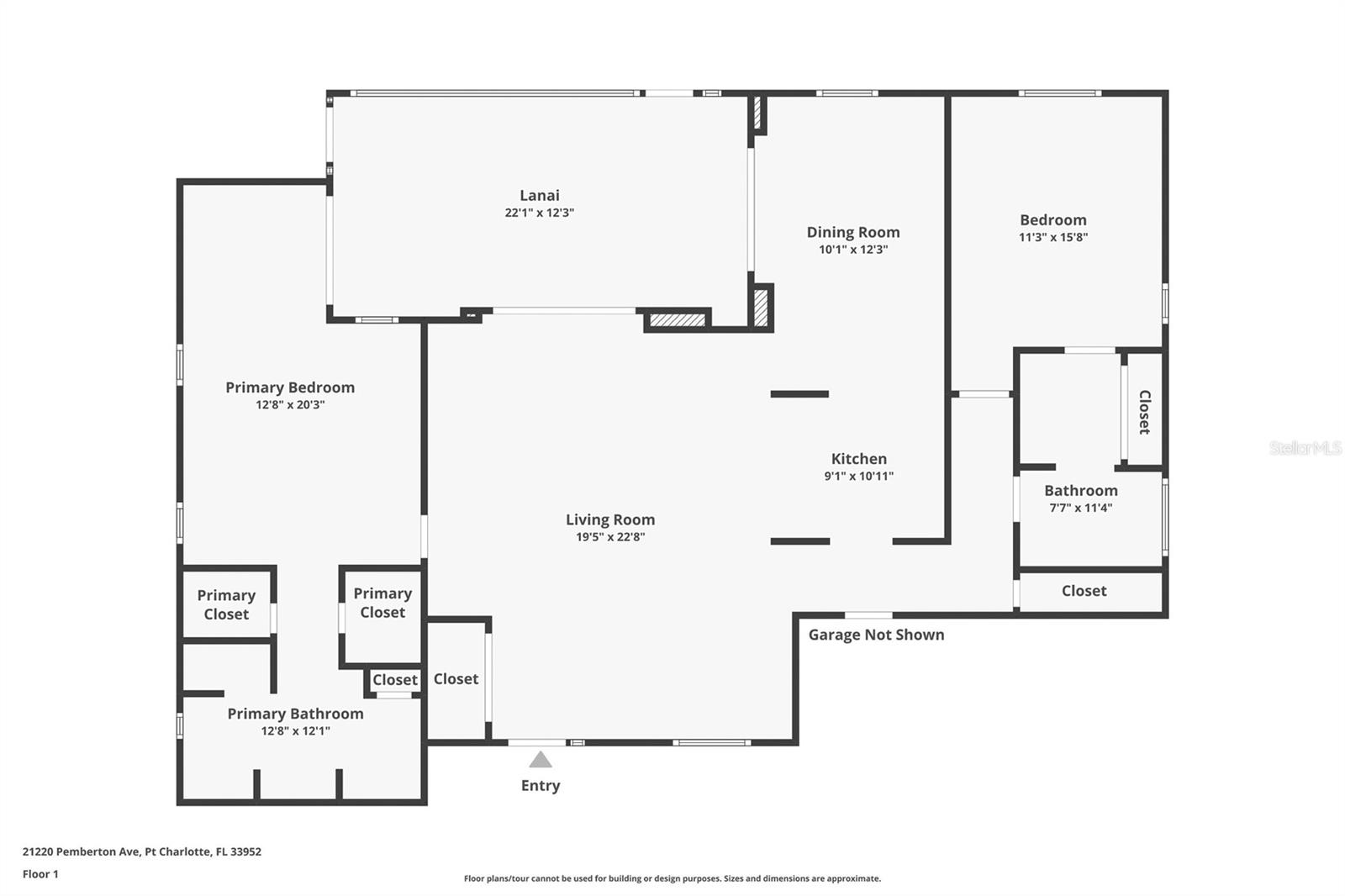 21220 PEMBERTON AVE, PORT CHARLOTTE, FL, 33952