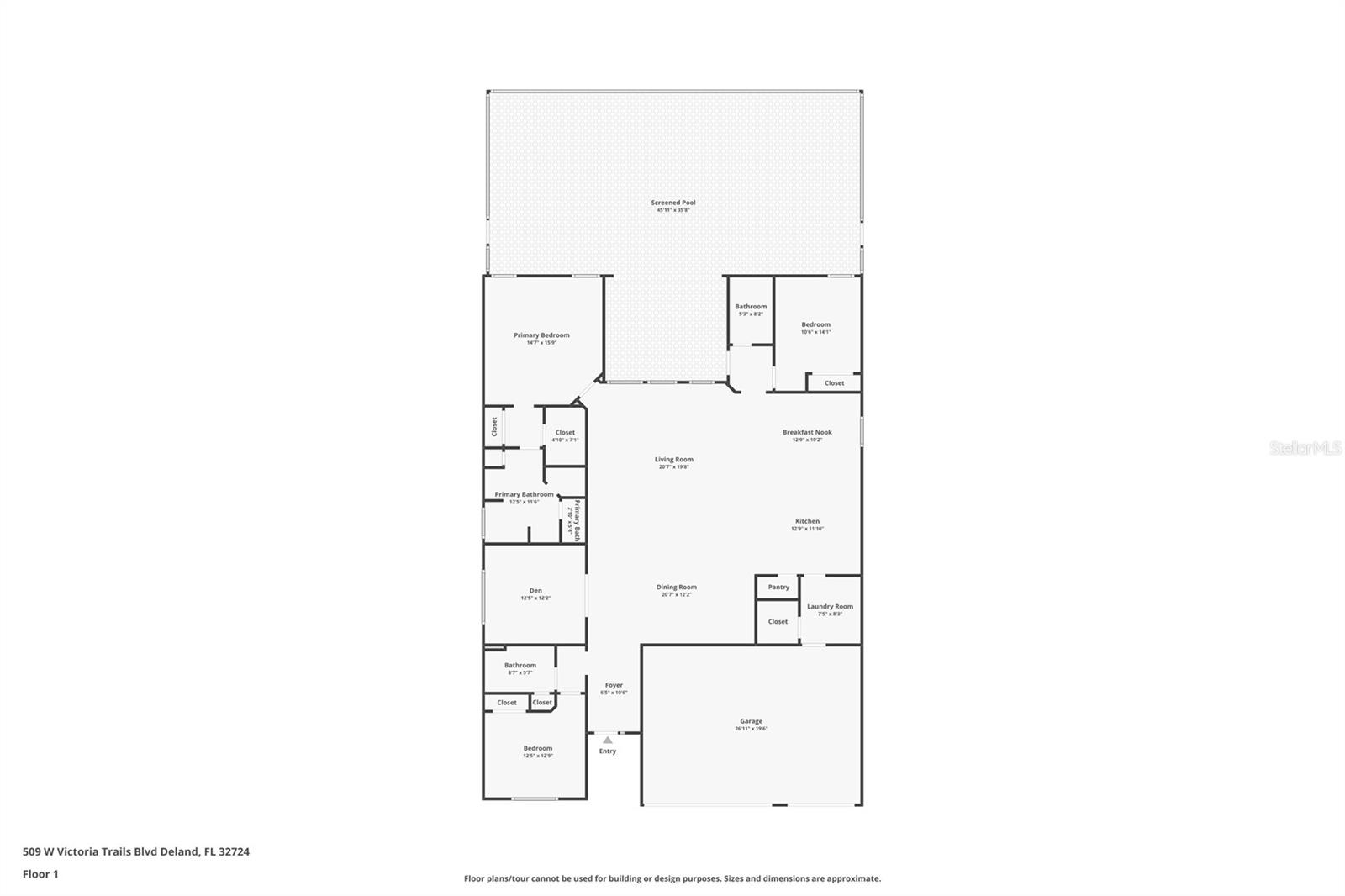 509 W VICTORIA TRAILS BLVD, DELAND, FL, 32724