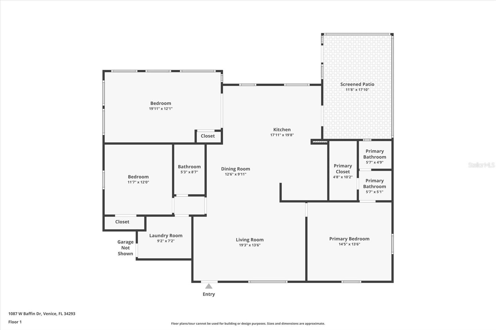 1087 W BAFFIN DR, VENICE, FL, 34293