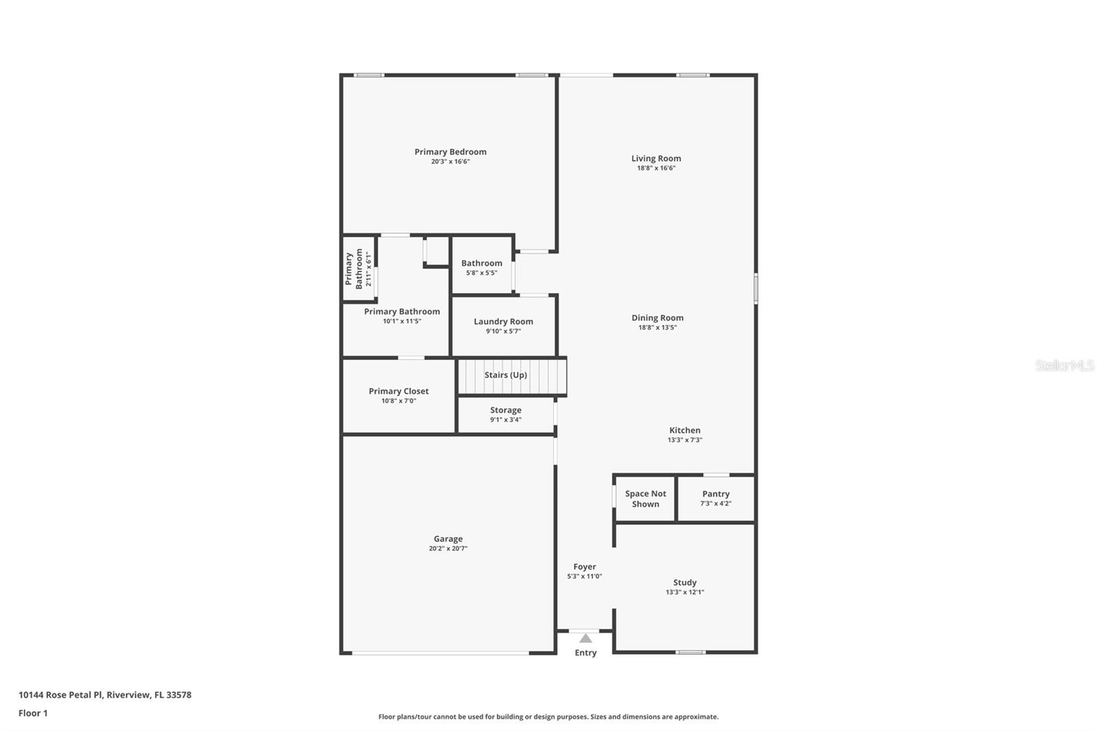 10144 ROSE PETAL PL, RIVERVIEW, FL, 33578