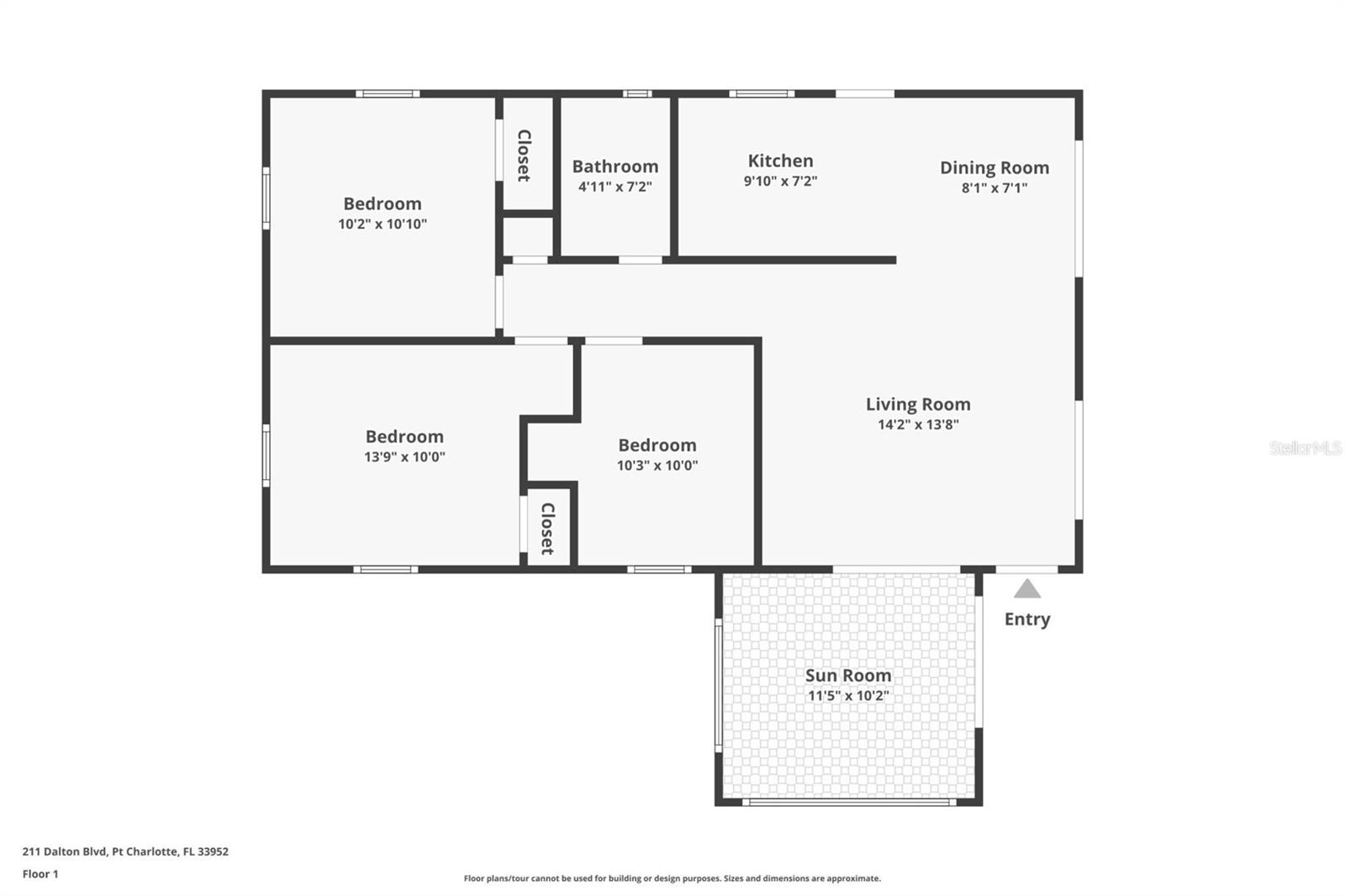 211 DALTON BLVD, PORT CHARLOTTE, FL, 33952