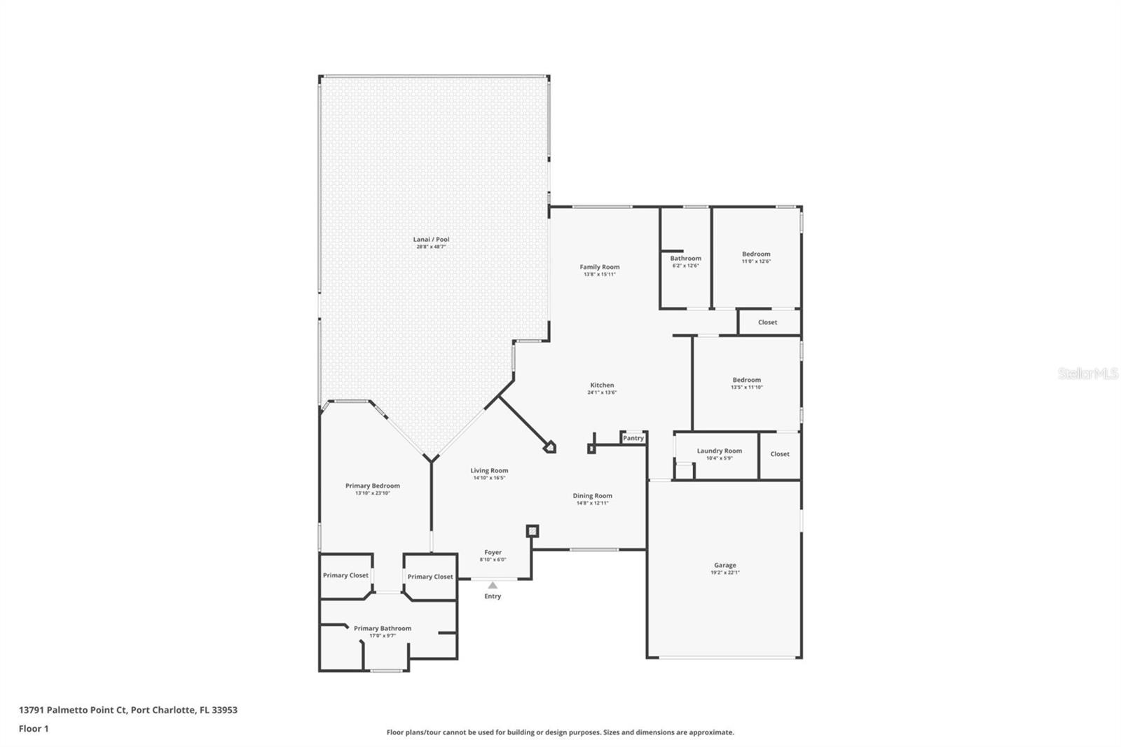 13791 PALMETTO POINT CT, PORT CHARLOTTE, FL, 33953
