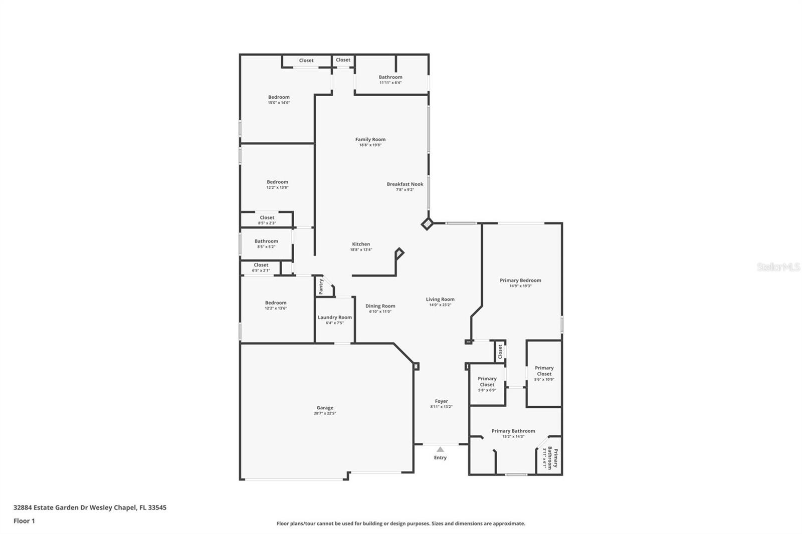 32884 ESTATE GARDEN DR, WESLEY CHAPEL, FL, 33545