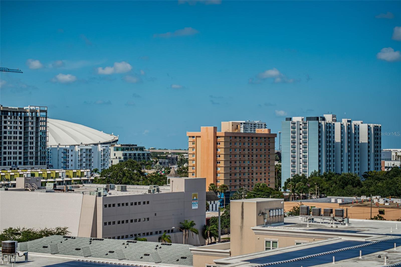 balcony View south west towards Tropicana Field