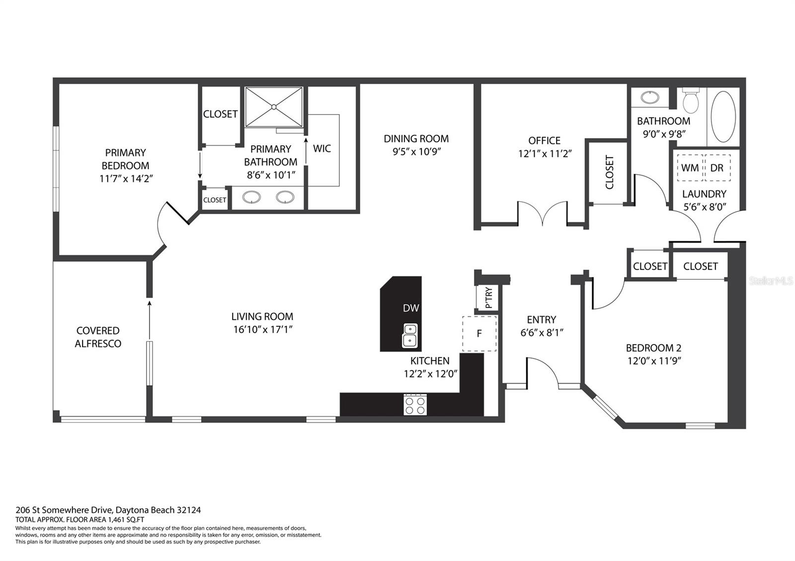 206 ST SOMEWHERE DR, DAYTONA BEACH, FL, 32124