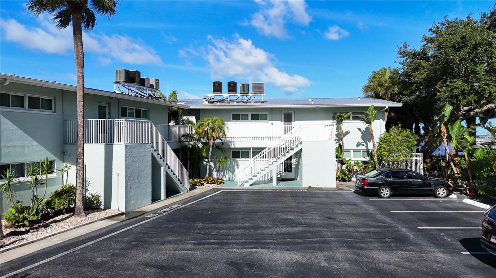 Concord Arms, Building B- 1 parking space included. A few visitor parking spots available otherwise park on the street.