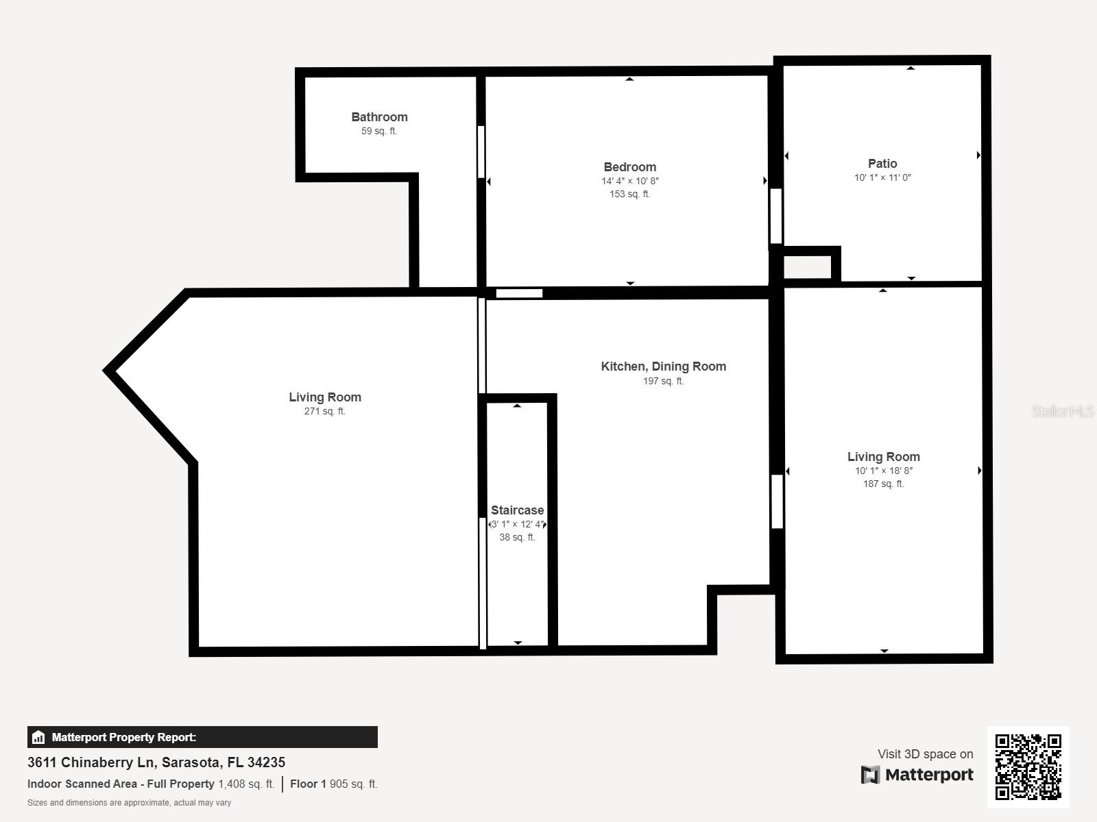 3611 CHINABERRY LN, SARASOTA, FL, 34235