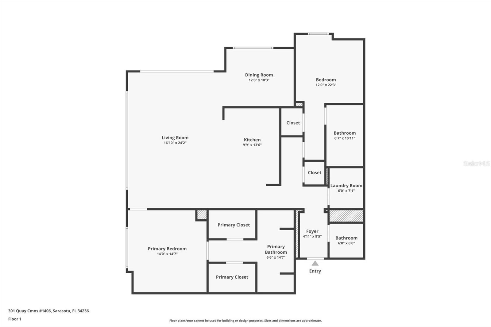 301 QUAY COMMONS #1406, SARASOTA, FL, 34236