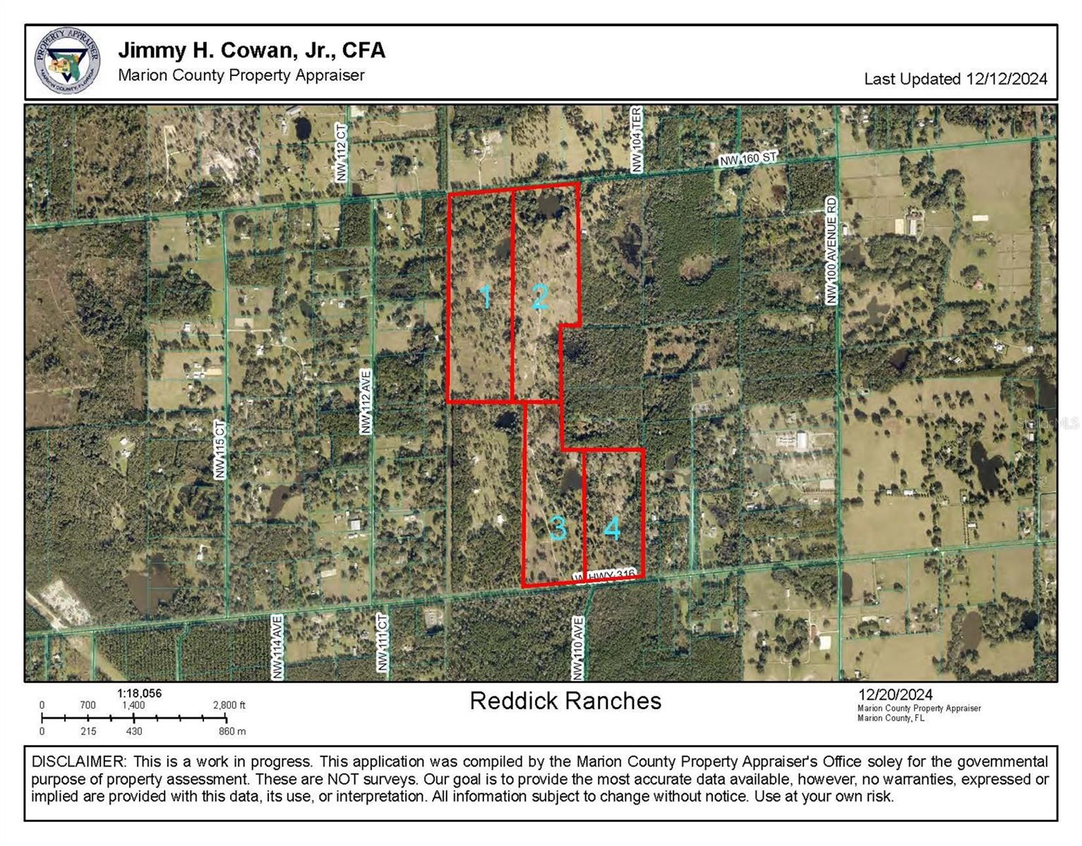 TBD W. HWY 316, REDDICK, FL, 32686