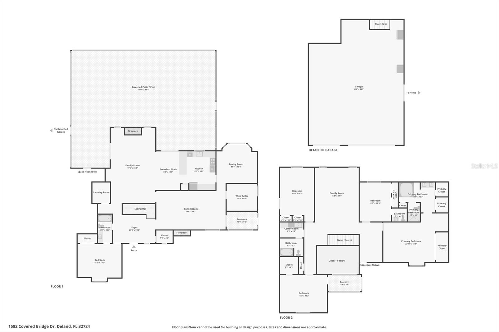 1582 COVERED BRIDGE DR, DELAND, FL, 32724