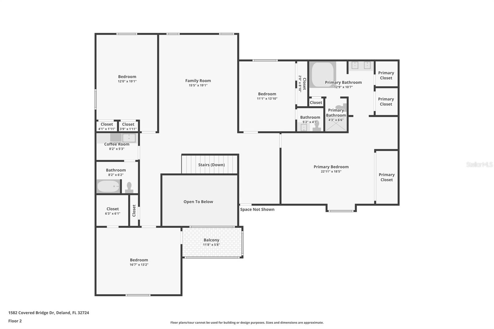 1582 COVERED BRIDGE DR, DELAND, FL, 32724