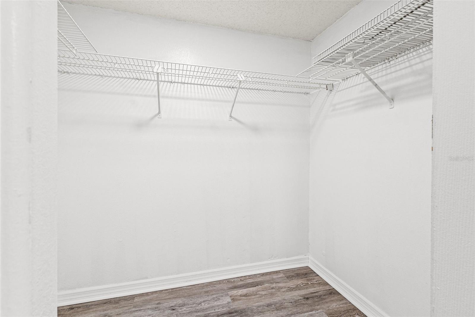 Primary closet prior to flood