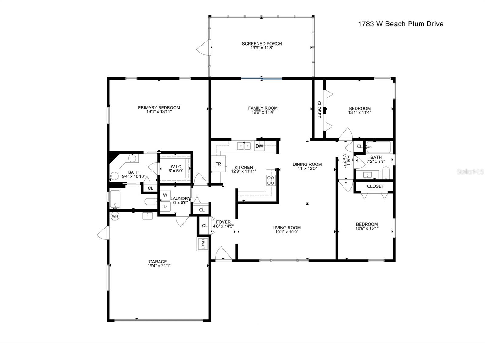 1783 W BEACH PLUM DR, CITRUS SPRINGS, FL, 34434
