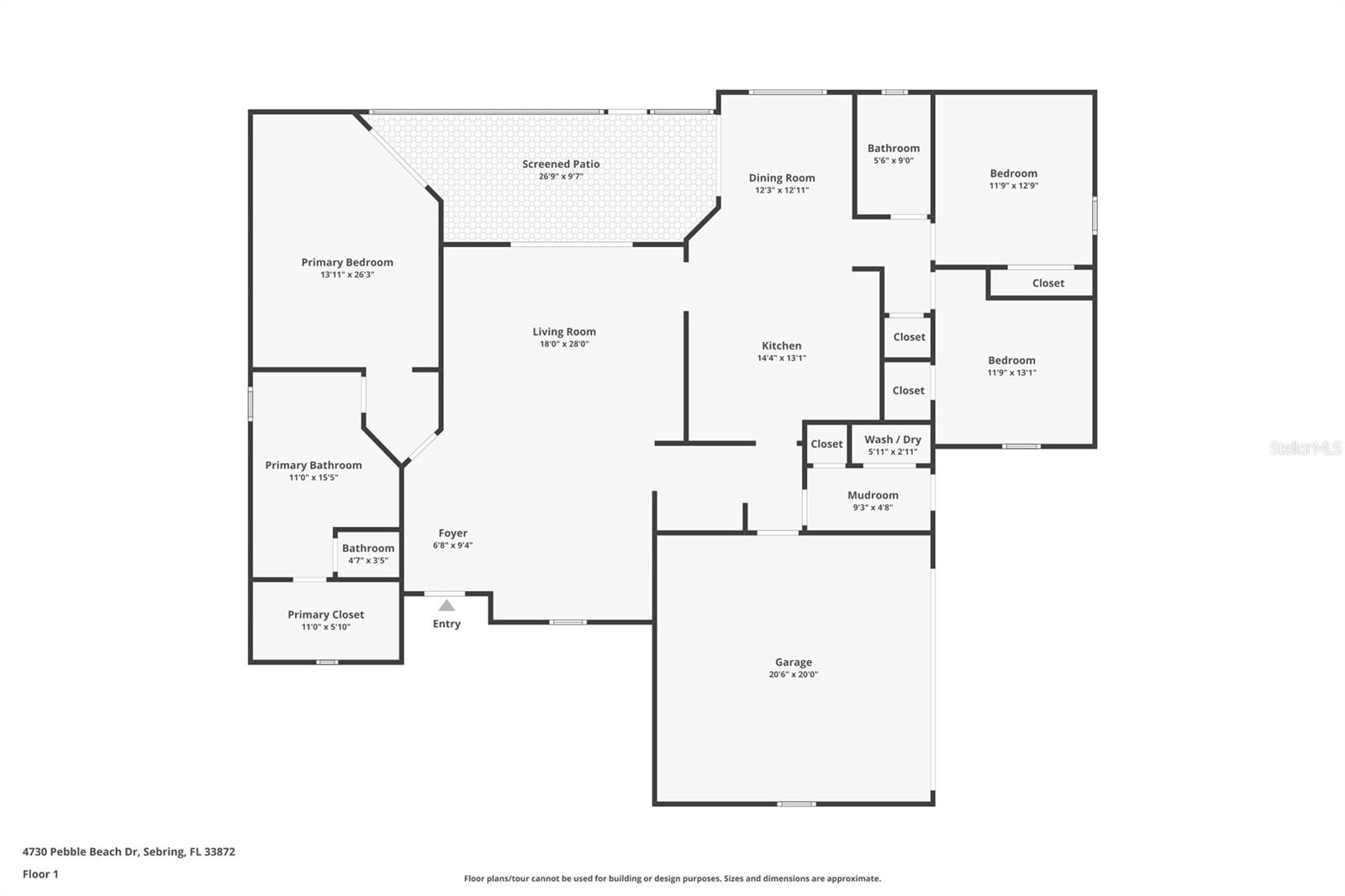 4730 PEBBLE BEACH DR, SEBRING, FL, 33872
