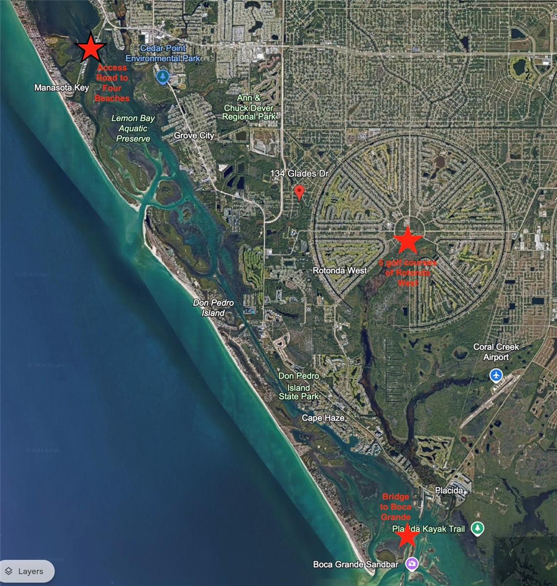 134 GLADES DR, ROTONDA WEST, FL, 33947