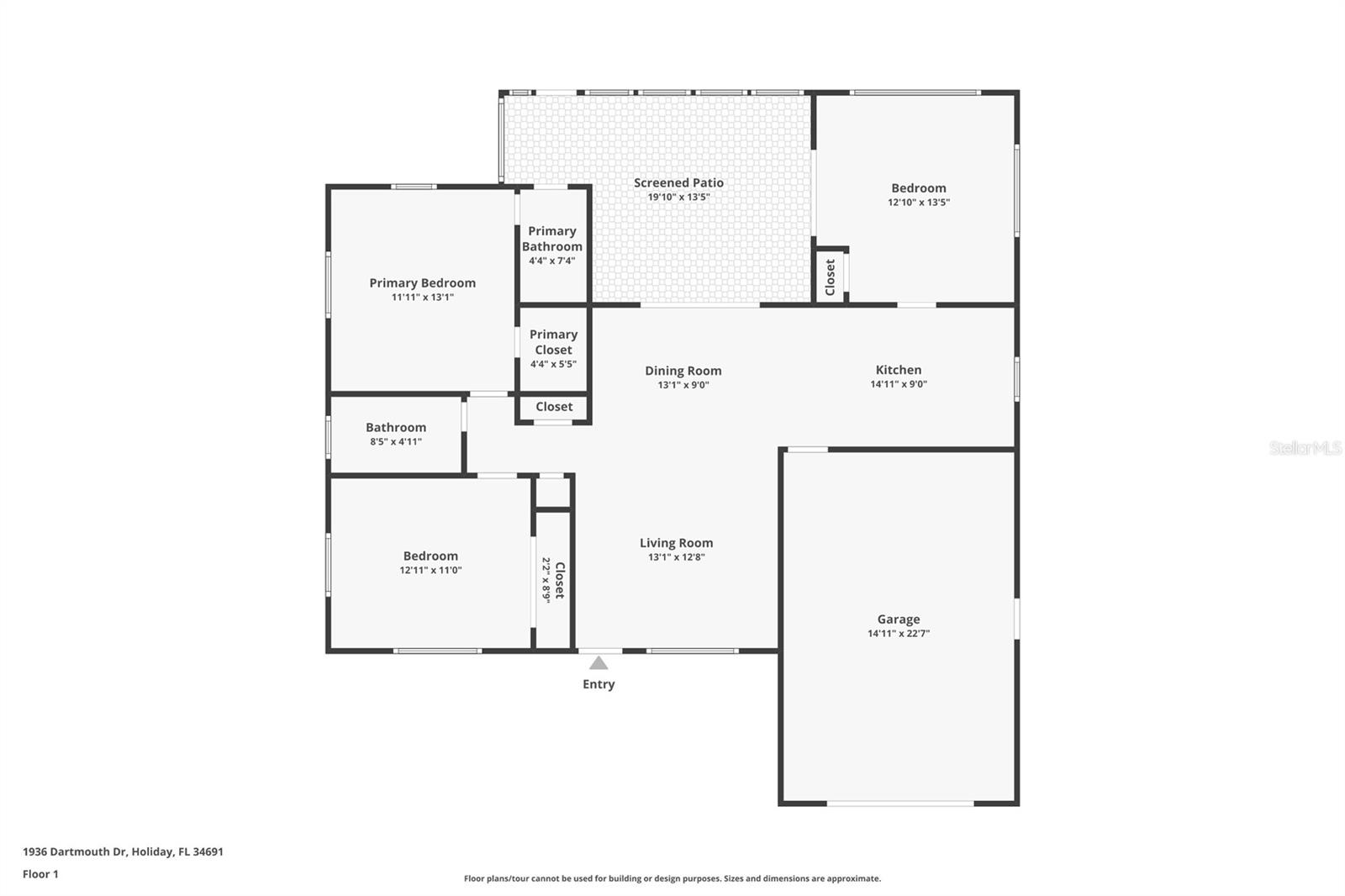 1936 DARTMOUTH DR, HOLIDAY, FL, 34691