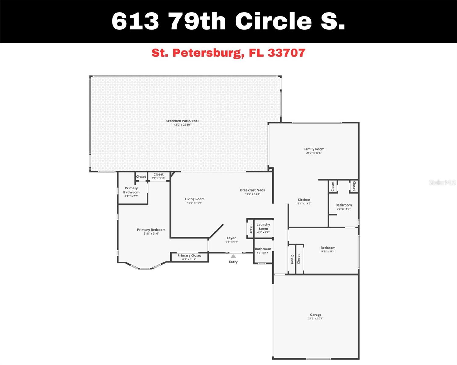 613 79TH CIR S, ST PETERSBURG, FL, 33707