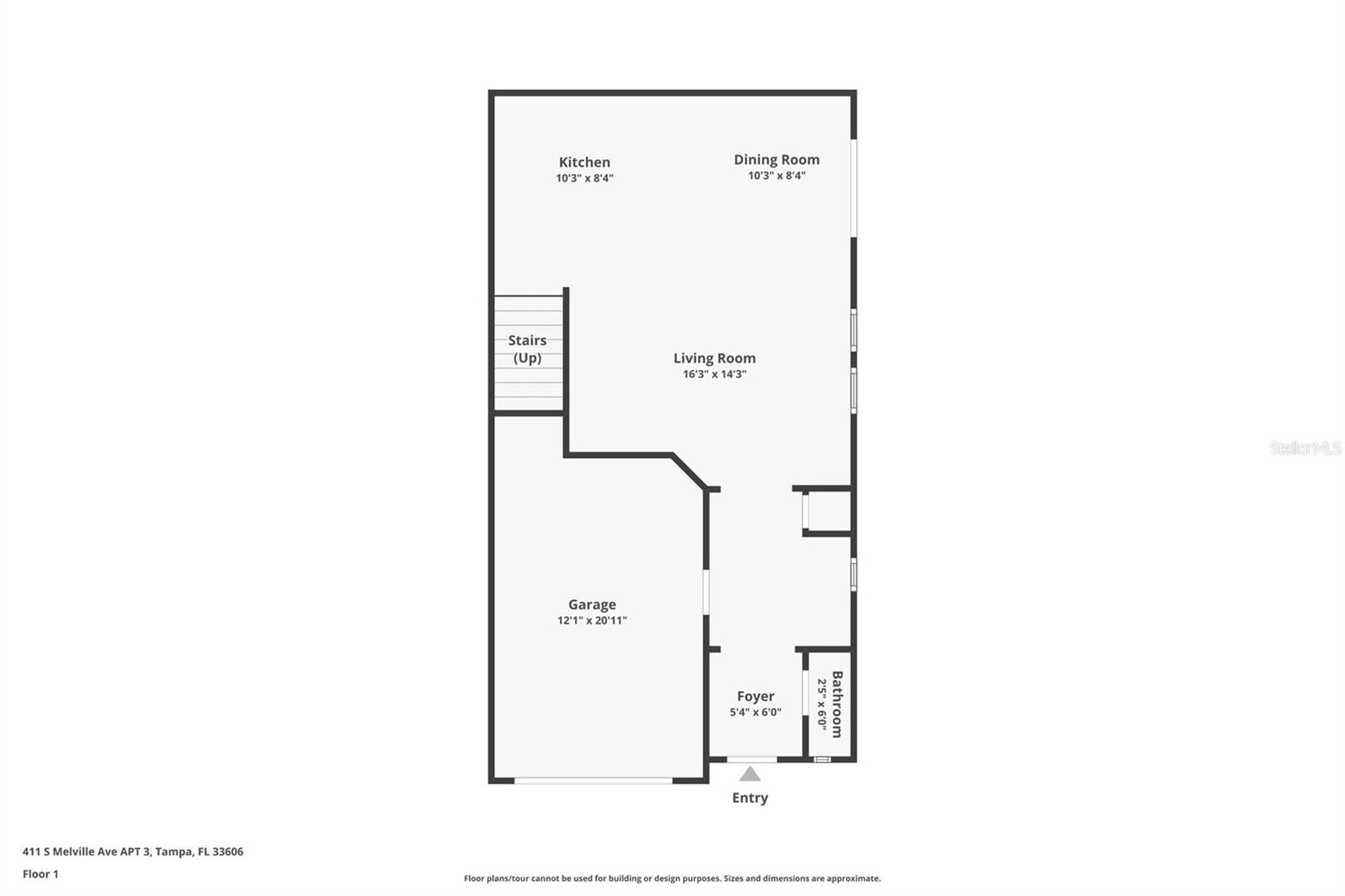 411 S MELVILLE AVE #3, TAMPA, FL, 33606
