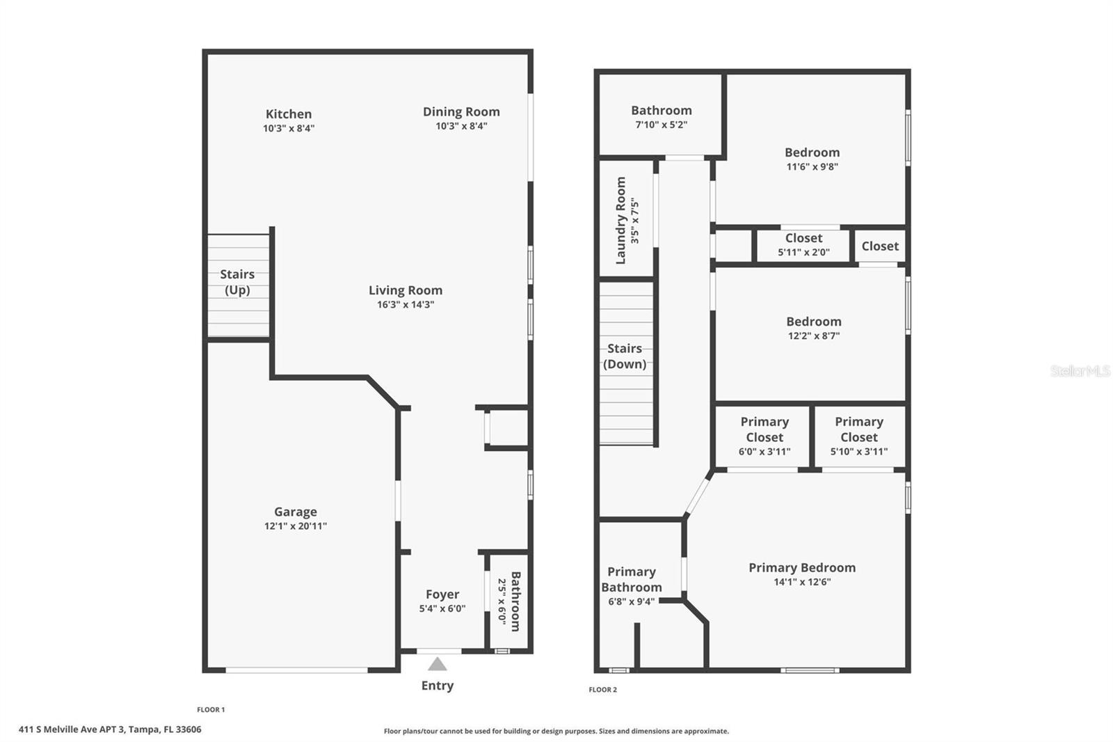 411 S MELVILLE AVE #3, TAMPA, FL, 33606