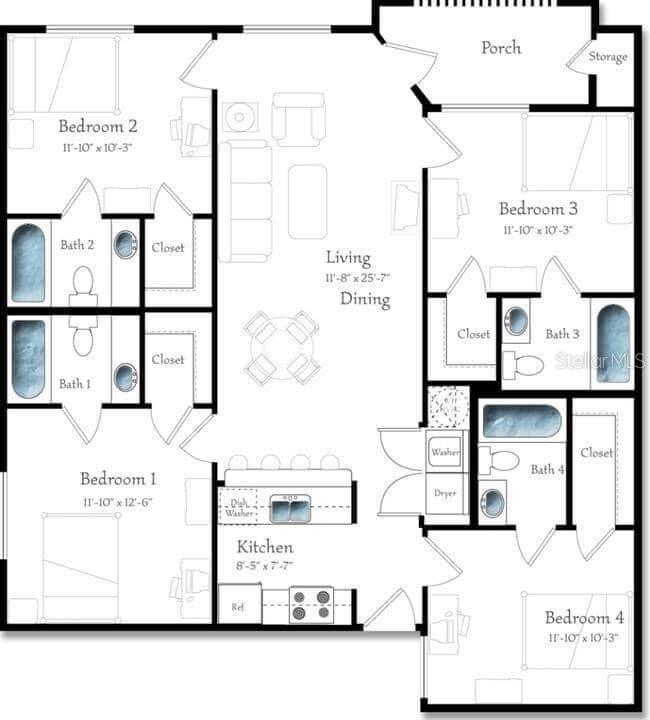4000 SW 23RD ST #4-103, #4, GAINESVILLE, FL, 32608